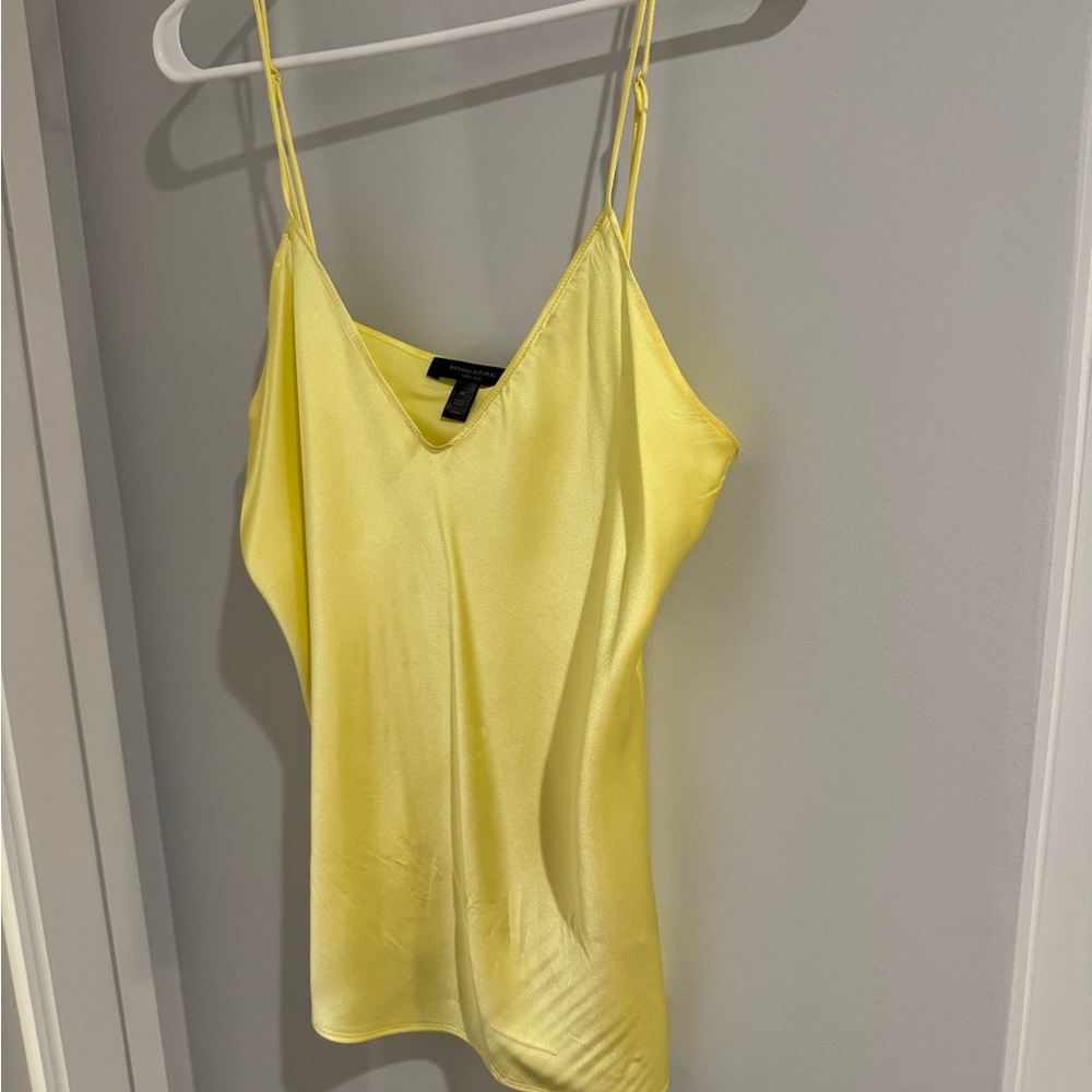 Banana Republic Silk Yellow Camisole